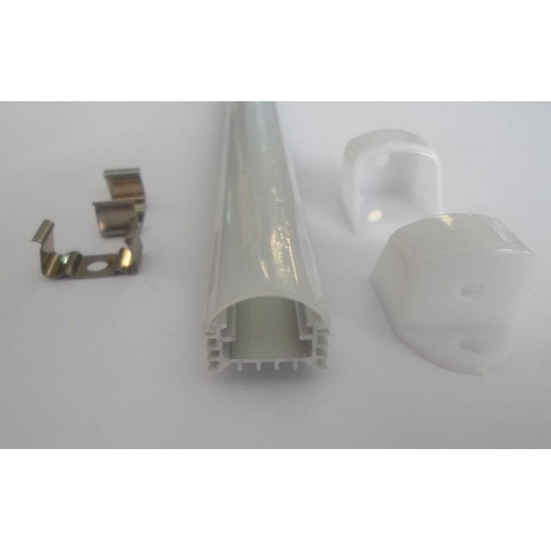 İthal Profil 5630 Pcb İçin 1 Mt (seffaf buzlu)