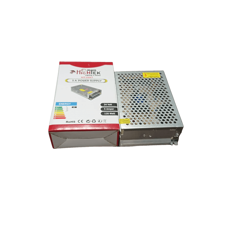 24V 5A SMPS Adaptör – Kalın Kasa, 120W Güç Kaynağı 24V 5A SMPS Adaptör – Kalın Kasa, 120W Güç Kaynağı