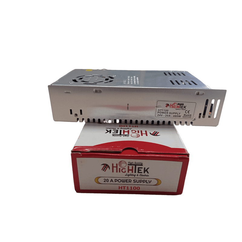 24V 20A SMPS Adaptör – Kalın Kasa, 480W Güç Kaynağı