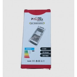 5V 40A 200W Slim Metal Kasa SMPS Adaptör – Yüksek Güç, İnce Tasarım