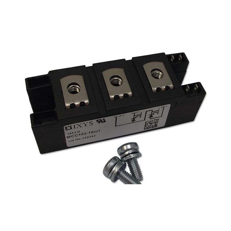 MCC162-16IO1 Tristör Modülü – 1600V, 181A, Y4-M6 Paketi