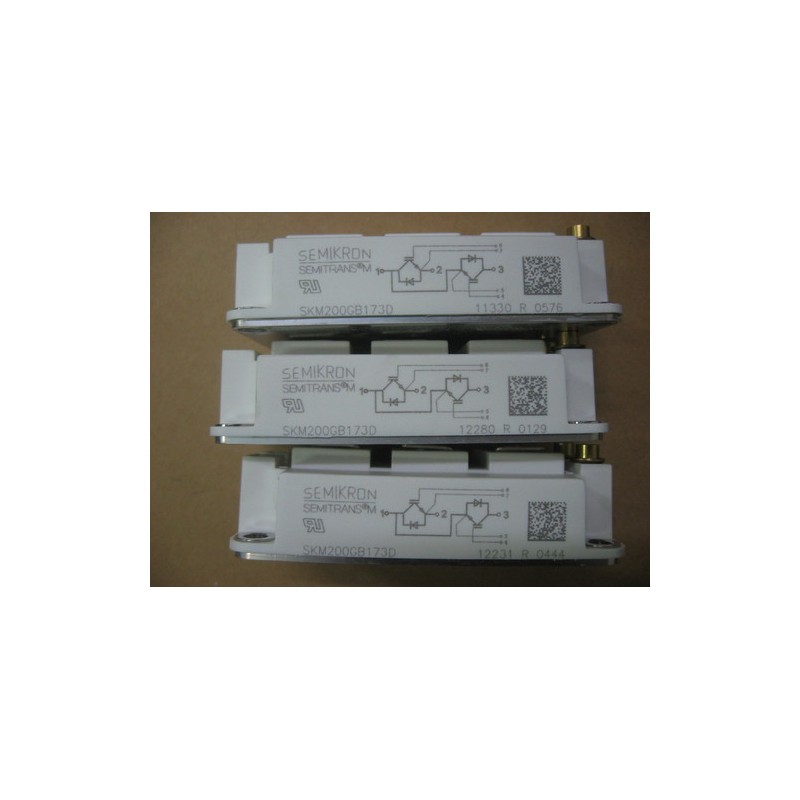 Semikron SKM200GB173D – 1700V, 150A IGBT Modülü (SEMITRANS® 3)