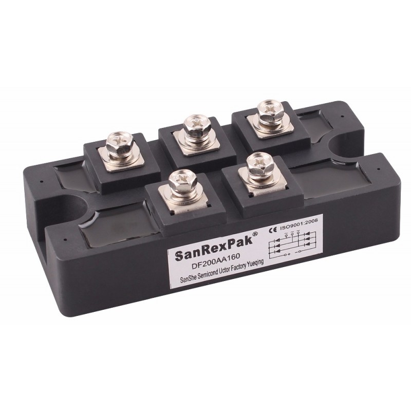 SanRex DF200AA160 – 1600 V, 200 A 3 Faz Köprü Diyot Modülü