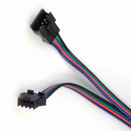 4 Pin Kablolu Dişi-Erkek Konnektör Takımı | Şerit LED & RGB Bağlantı Kablosu