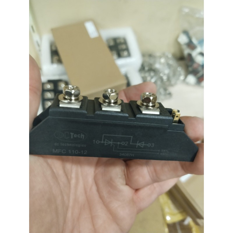 MFC110‑12‑223F3 – 1200 V, 110 A Çift Tristör/Diyot Modülü (Thermotech 223F3 paket) MFC110‑12‑223F3 – 1200 V, 110 A Çift Tristör/Diyot Modülü (Thermotech 223F3 paket)