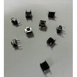 6 × 6 × (4,3–9 mm) Neva Buton – 4 Pin Tactile Switch, 100 Adet