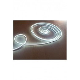 12V Esnek Neon LED Işık Hortumu | 6x12mm | 5 Metre | Beyaz | İç ve Dış Mekan