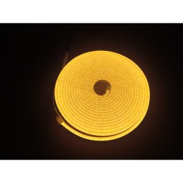 12V Esnek Neon LED Işık Hortumu | 6x12mm | 5 Metre | Sarı | İç ve Dış Mekan
