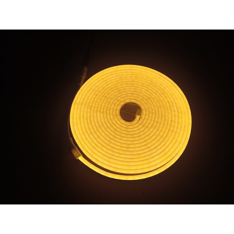 12V Esnek Neon LED Işık Hortumu | 6x12mm | 5 Metre | Sarı | İç ve Dış Mekan 12V Esnek Neon LED Işık Hortumu | 6x12mm | 5 Metre | Sarı | İç ve Dış Mekan
