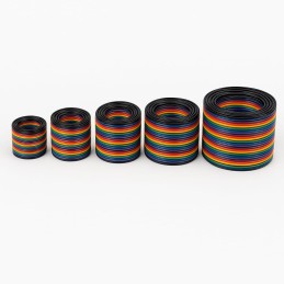 26'lı Yassı Kablo – 7.65 Metre | Geniş Kanal RGB & Otomasyon Bağlantı Kablosu