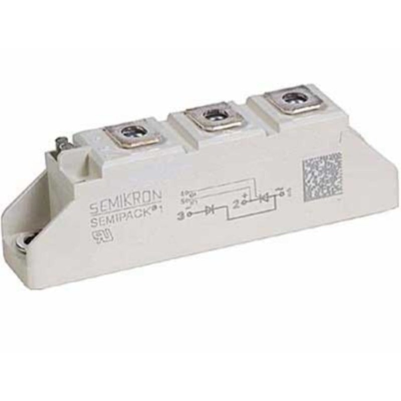 Semikron SKKT 106/16E – 1600 V, 106 A Dual SCR Modülü (SEMIPACK 1)
