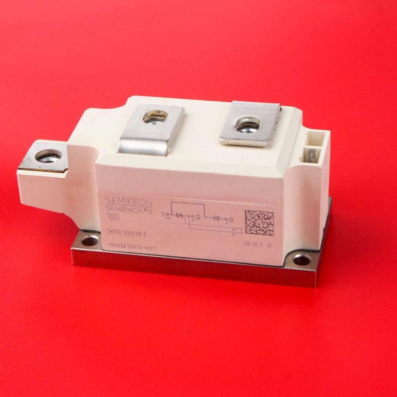 SEMIKRON SKKH330/18E 309 A 1800 V Güç Yarı İletken Modülü – Çift Seri Diyot & Tiristör | SEMIPACK 3 Endüstriyel Tip