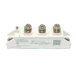 SEMIKRON SKKH92/16E 95 A 1600 V Güç Yarı İletken Modülü | Çift Seri Diyot & Tiristör | SEMIPACK 1 Endüstriyel Tip