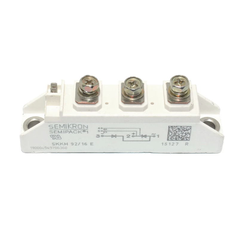 SEMIKRON SKKH92/16E 95 A 1600 V Güç Yarı İletken Modülü | Çift Seri Diyot & Tiristör | SEMIPACK 1 Endüstriyel Tip SEMIKRON SKKH92/16E 95 A 1600 V Güç Yarı İletken Modülü | Çift Seri Diyot & Tiristör | SEMIPACK 1 Endüstriyel Tip