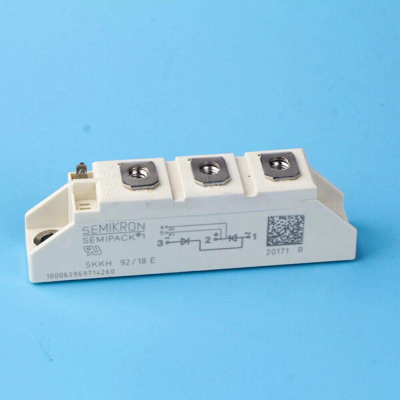 SEMIKRON SKKH92/18E 95 A 1800 V Güç Yarı İletken Modülü | Çift Seri Diyot & Tiristör | SEMIPACK 1 Endüstriyel