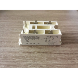 SEMIKRON SKCH28‑12 28 A 1,2 kV Kontrol Edilebilir Tek Faz Bridge Modülü | SEMIPONT 1 | Vida ile Panel/Şasi Montaj