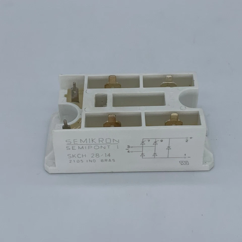 SEMIKRON SKCH 28/14 28 A 1400 V Kontrol Edilebilir Tek Faz Köprü Modülü | SEMIPONT 1 | Vida ile Panel/Şasi Montaj