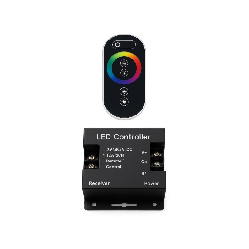 RF LED Dimmer Dokunmatik Kontrol Cihazı | 36 Amper RGB Kumanda Dahil