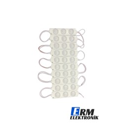 12V 3W 3’lü Lensli 3030 Modül LED – Beyaz | Tabela ve Kutu Harf Aydınlatması