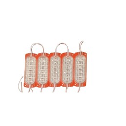 12V 2.4W Animasyonlu Çakar Modül – 12 LED’li Kırmızı | Otobüs & Kamyon Güvenlik Işığı