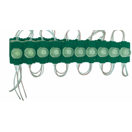 12V 1.5W Yeşil Tekli Lensli Modül LED | Tabela ve Dekoratif Aydınlatma İçin