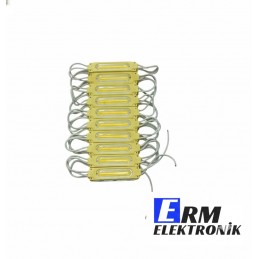12V 2W COB LED Oto Modül Sarı – Araç İçi ve Dışı Dekoratif Aydınlatma