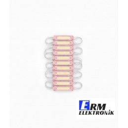 12V 2W COB LED’li Reklamcı Modül Pembe – Tabela ve Dekoratif Aydınlatma