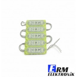 12V 2.4W Animasyonlu Çakar Modül - 12 LED’li Sarı | Otobüs ve Kamyon Çakar Işığı