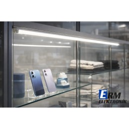 24V 4014 Günışığı LED Çubuk – Alüminyum Kasa, 1 Metre, Mobilya & Dekoratif Aydınlatma