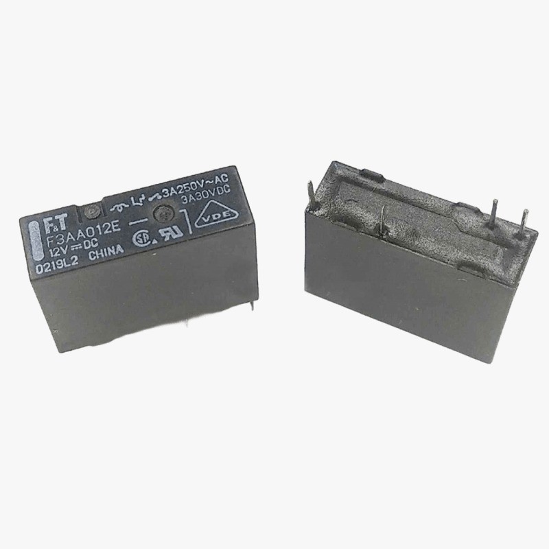 F3AA012E Röle – 12V DC, 5A, Tek Kontaklı, Kombi ve Otomasyon Uyumlu