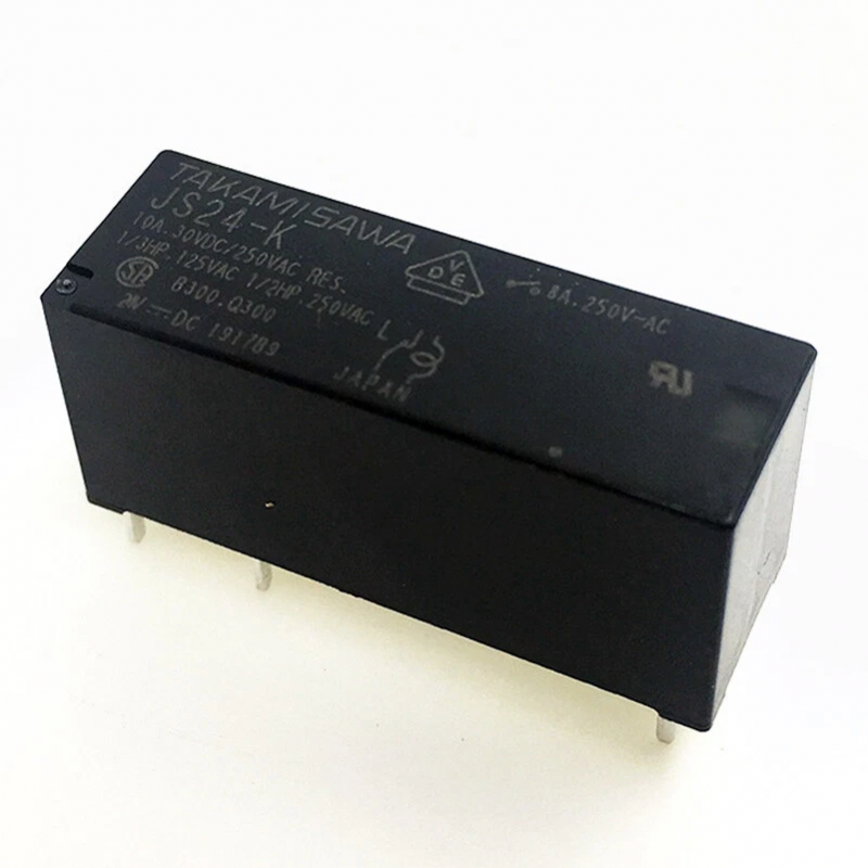 JS24-K 24V Röle – 8A SPDT (1 Form C) – Kombi ve Otomasyon Uyumlu]()