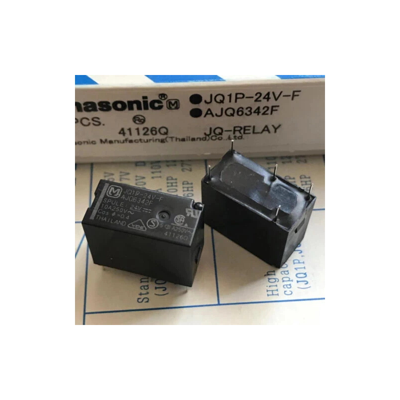 JQ1P-24V-F Röle – 24VDC 10A 5 Pin SPDT (1 Form C) | Panasonic