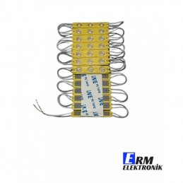Toptan 12V 1.2W Eko Modül LED – Tabela & Kutu Harf (Sarı) (10Adet)