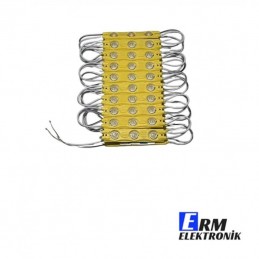 12V 1.2W Eko Modül LED – Tabela & Kutu Harf (Sarı) (10Adet)