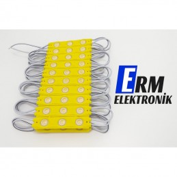 Toptan 12V 1.2W Eko Modül LED – Tabela & Kutu Harf (Sarı) (10Adet)