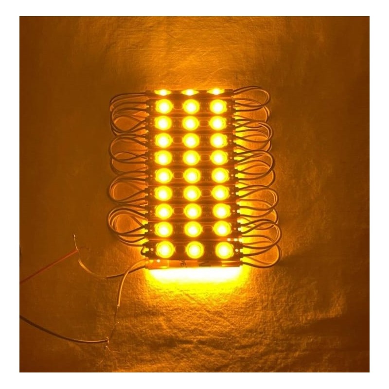Toptan 12V 1.2W Eko Modül LED – Tabela & Kutu Harf (Sarı) (10Adet)
