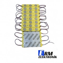 Toptan 12V 1.5W Modül LED – Tabela & Kutu Harf (Sarı) (10Adet)