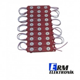12V 1.5W Modül LED – Tabela & Kutu Harf (Kırmızı) (10Adet)