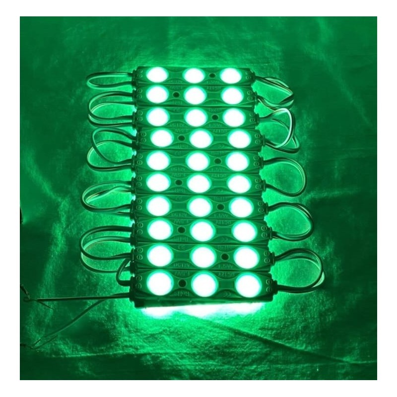 Toptan 12V 1.5W Modül LED – Tabela & Kutu Harf (Yeşil) (10Adet)