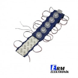 12V 1.5W Tekli Lensli Modül LED – Tabela & Kutu Harf (Mavi) (10Adet)