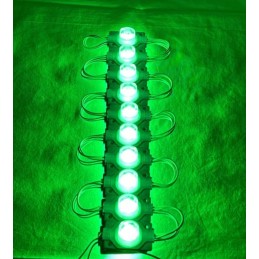 Toptan 12V 1.5W Tekli Lensli Modül LED – Tabela & Kutu Harf (Yeşil) (10Adet)