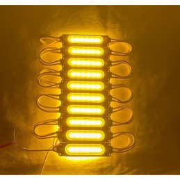 Toptan 12V 2W COB LED Modül – Araç Dekoratif Aydınlatma (Sarı) (10Adet)