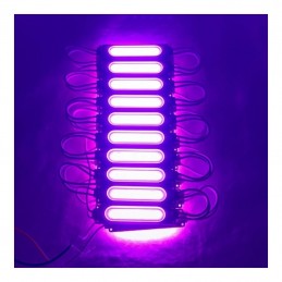 Toptan 12V 2W COB LED Modül – Araç Dekoratif Aydınlatma (Pembe) (10Adet)