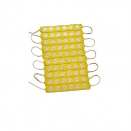 12V 6 Watt 6 Mercekli Amber (Sarı) Modül LED - Araç İçi, Oto Dekoratif ve İmalat (10 Adet)