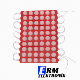 Toptan 12V 6W Modül LED – Araç Dekoratif Aydınlatma (Kırmızı) (10Adet)