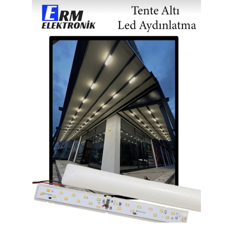 24V Tente LED – Dış Mekân ve Pergola Aydınlatma Beyaz
