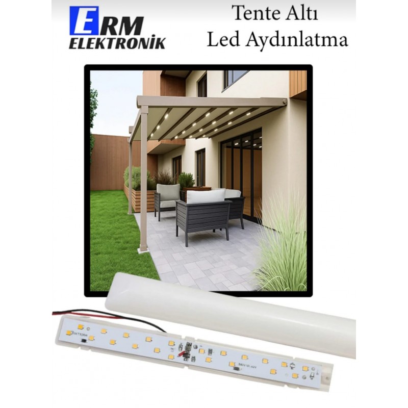 12V Tente LED – Dış Mekân ve Pergola Aydınlatma Beyaz