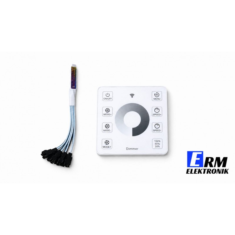 WS2811 4 Kanal Asimetrik Tek Renk Pixel Şerit LED Kontrol Kartı (5V-24V)