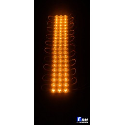 3W Amber Modül LED - 12V Araç Dekoratif, Şömine ve Mobilya Aydınlatma (10 Adet)