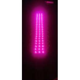 Toptan 12V 3W 3’lü Lensli Modül LED – Araç Dekoratif Aydınlatma (Pembe) (10Adet)